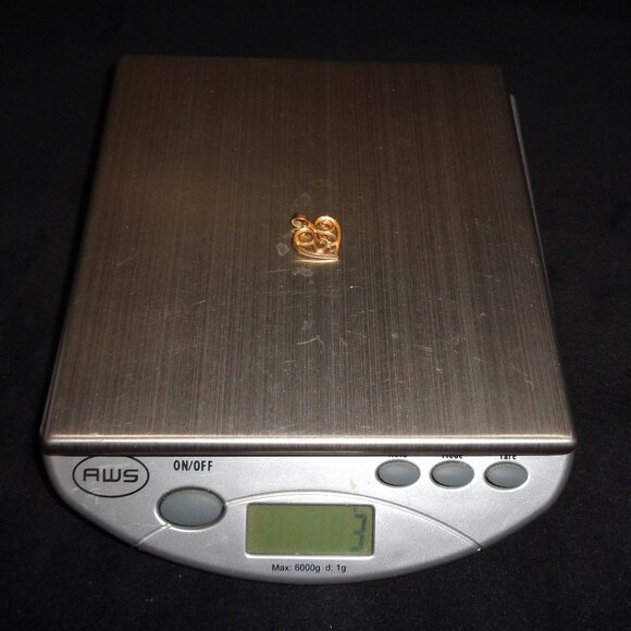 James Avery Pendant Charm 14K Gold Filigree French Scroll Heart Love - Picture 8 of 8